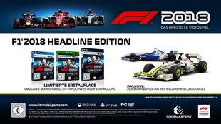 F1 2018 Headline Edition [PlayStation 4] цена и информация | Компьютерные игры | 220.lv