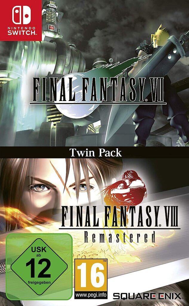 Spēle Final Fantasy VII un Final Fantasy VIII Remastered Twin Pack (Switch) cena un informācija | Datorspēles | 220.lv