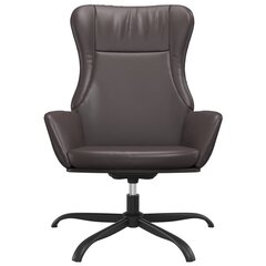 vidaXL atpūtas krēsls, brūna mākslīgā āda cena un informācija | Atpūtas krēsli | 220.lv