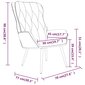 vidaXL atpūtas krēsls, zils samts цена и информация | Atpūtas krēsli | 220.lv
