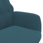 vidaXL atpūtas krēsls, zils samts цена и информация | Atpūtas krēsli | 220.lv