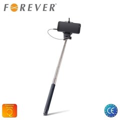 Forever MP-400 Bluetooth Selfie Stick 100cm - Универсального крепления штатив с встроенным Пультом Черный цена и информация | Моноподы для селфи («Selfie sticks») | 220.lv