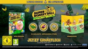 Spēle Super Monkey Ball Banana mānijas palaišanas izdevums (Nintendo Switch) цена и информация | Компьютерные игры | 220.lv