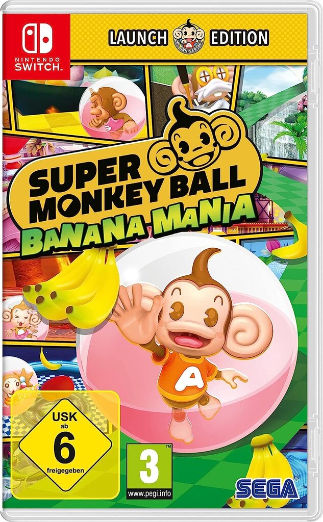 Spēle Super Monkey Ball Banana mānijas palaišanas izdevums (Nintendo Switch) цена и информация | Datorspēles | 220.lv