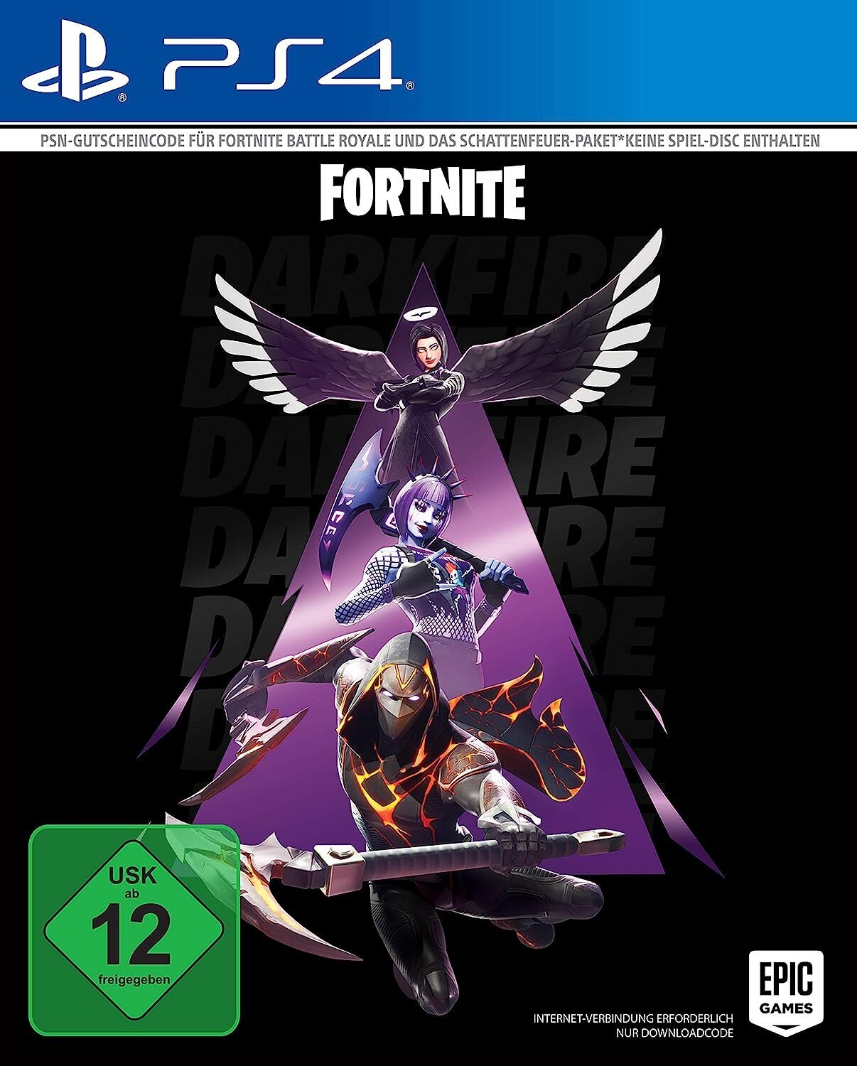 Компьютерная игра Fortnite Shadowfire Package - код в коробке - не содержит  CD [PlayStation 4] цена | 220.lv