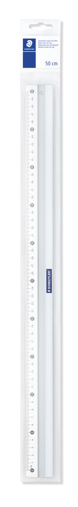 Lineāls 50cm Staedtler alumīnija/10 cena un informācija | Kancelejas preces | 220.lv