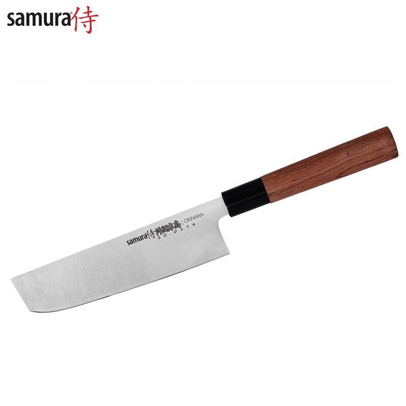 Samura OKINAWA Universāls virtuves Nakiri nazis 6.8"/172mm no AUS 8 Japāņu tērauda 59 HRC цена и информация | Naži un to piederumi | 220.lv