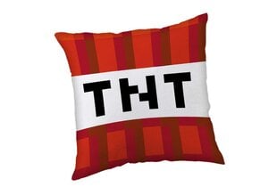 Декоративная подушка Minecraft TNT, 40 x 40 см цена и информация | Декоративные подушки и наволочки | 220.lv