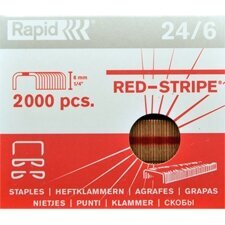 Skavas 24/6 Red Stripe 2000 gab/gab, Rapid /5/120 цена и информация | Канцелярия | 220.lv