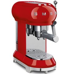 Экспресс-кофеварка с ручкой Smeg ECF01RDEU Красный 12949424 цена и информация | Кофемашины | 220.lv