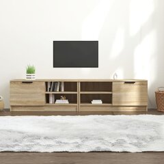 TV statīvss, 2gab., ąžuolo, 80x35x36,5cm, koka cena un informācija | TV galdiņi | 220.lv