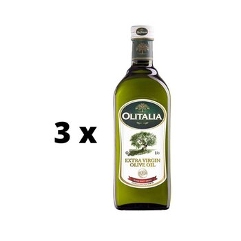 Olīveļļa OLITALIA, Extra virgin, 1 l x 3 gab. iepakojums cena un informācija | Eļļa, etiķis | 220.lv