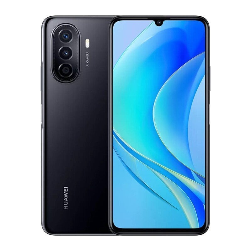 Huawei Nova Y70 4/128GB Dual SIM 51097CNS Black cena un informācija | Mobilie telefoni | 220.lv