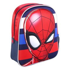 Skolas soma Spiderman, sarkana (25 x 31 x 10 cm) цена и информация | Школьные рюкзаки, спортивные сумки | 220.lv