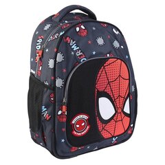 Skolas soma Spiderman 2100003822, melna (32 x 15 x 42 cm) cena un informācija | Skolas somas | 220.lv