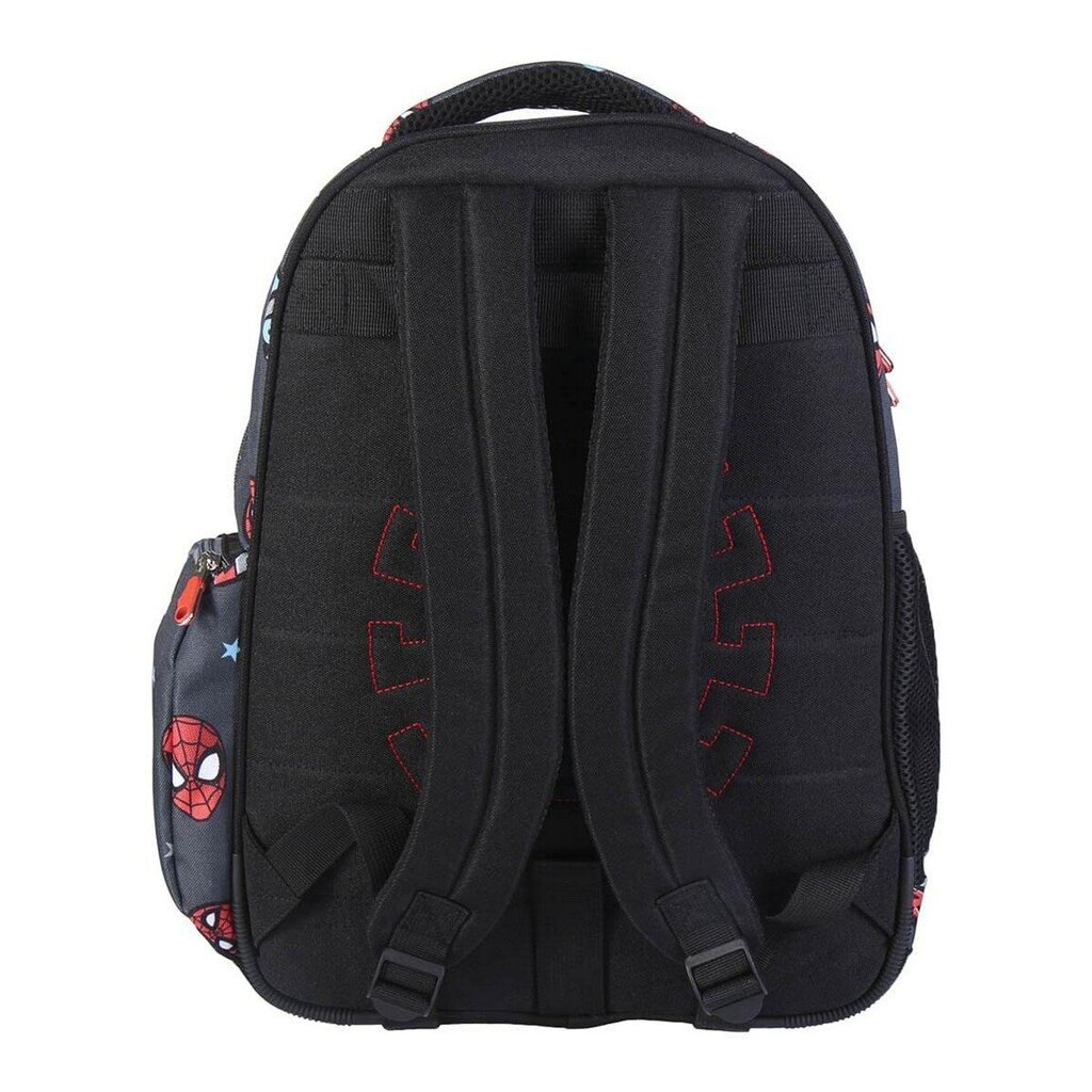 Skolas soma Spiderman 2100003822, melna (32 x 15 x 42 cm) cena un informācija | Skolas somas | 220.lv