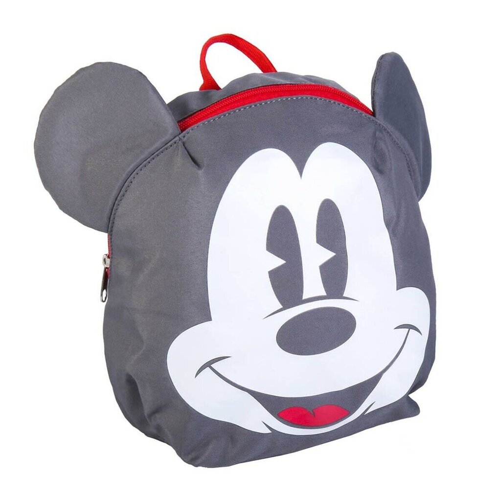 Bērnu soma Mickey Mouse, pelēka (9 x 20 x 25 cm) cena un informācija | Skolas somas | 220.lv