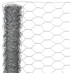 Nature stiepļu siets, 1x10m, cinkots tērauds, 25mm цена и информация | Заборы и принадлежности к ним | 220.lv