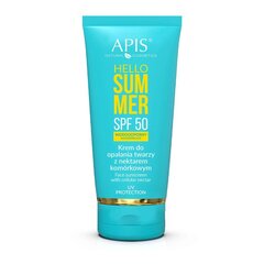 Ūdensizturīgs sejas krēms ar SPF50 Apis Hello Summer Sunscreen Face, 50 ml цена и информация | Кремы от загара | 220.lv