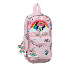 Mugursoma ar penāli Minnie Mouse Rainbow cena un informācija | Skolas somas | 220.lv