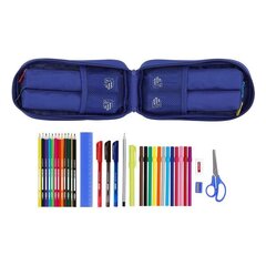 Рюкзак с кейсом для карандаш Atlético Madrid Темно-синий цена и информация | Школьные рюкзаки, спортивные сумки | 220.lv
