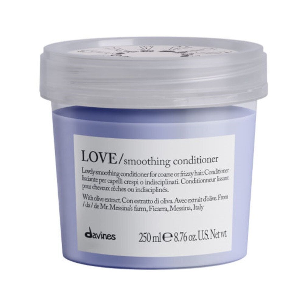 Izlīdzinošs matu kondicionieris Davines Essential Haircare Love Smooth Conditioner, 250 ml cena un informācija | Matu kondicionieri, balzāmi | 220.lv