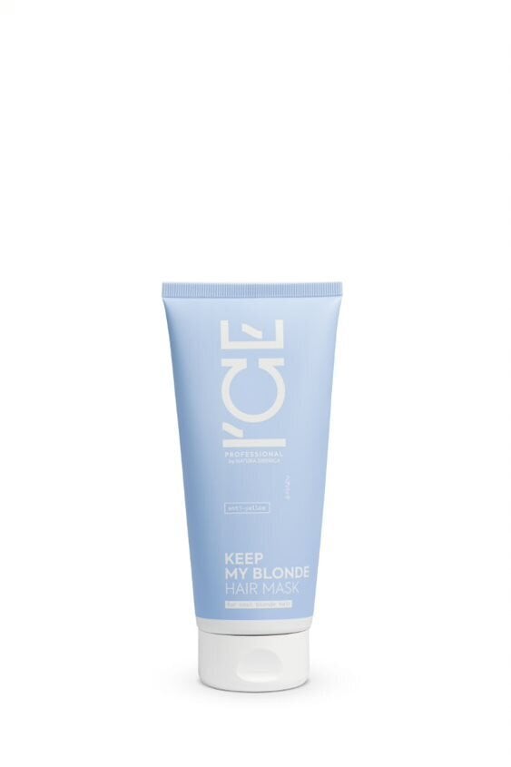 Ice by natura siberica Keep My Blonde Anti-dzeltena maska ​​blondiem matiem, 200 ml cena un informācija | Matu kondicionieri, balzāmi | 220.lv