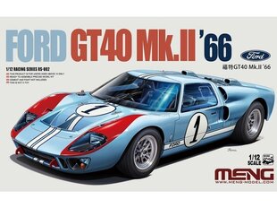 Meng Models - Ford GT40 Mk.II'66, 1/12, RS-002 цена и информация | Конструкторы и кубики | 220.lv
