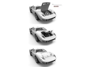 Сборная пластиковая модель Meng Models - Ford GT40 Mk.II'66, 1/12, RS-002 цена и информация | Конструкторы и кубики | 220.lv