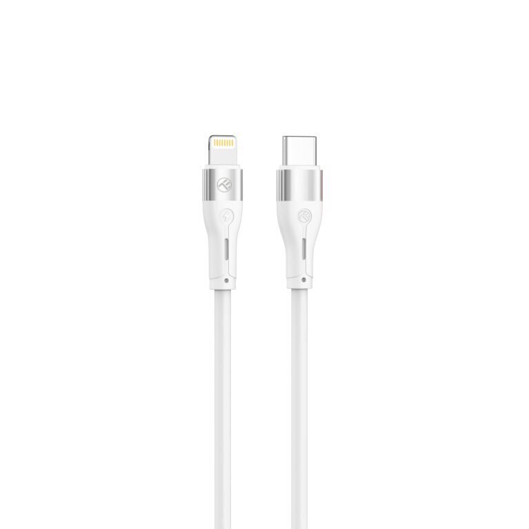 Tellur Silicone TLL155541, USB-C/Lightning, 1 m cena un informācija | Savienotājkabeļi | 220.lv