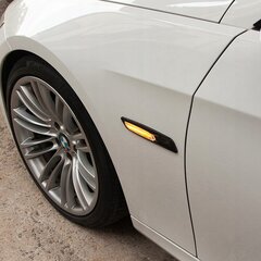 LED dinamiskie lukturi BMW E90 E92 E60 F10 F11 cena un informācija | Automašīnu spoguļi, restes, lukturi | 220.lv