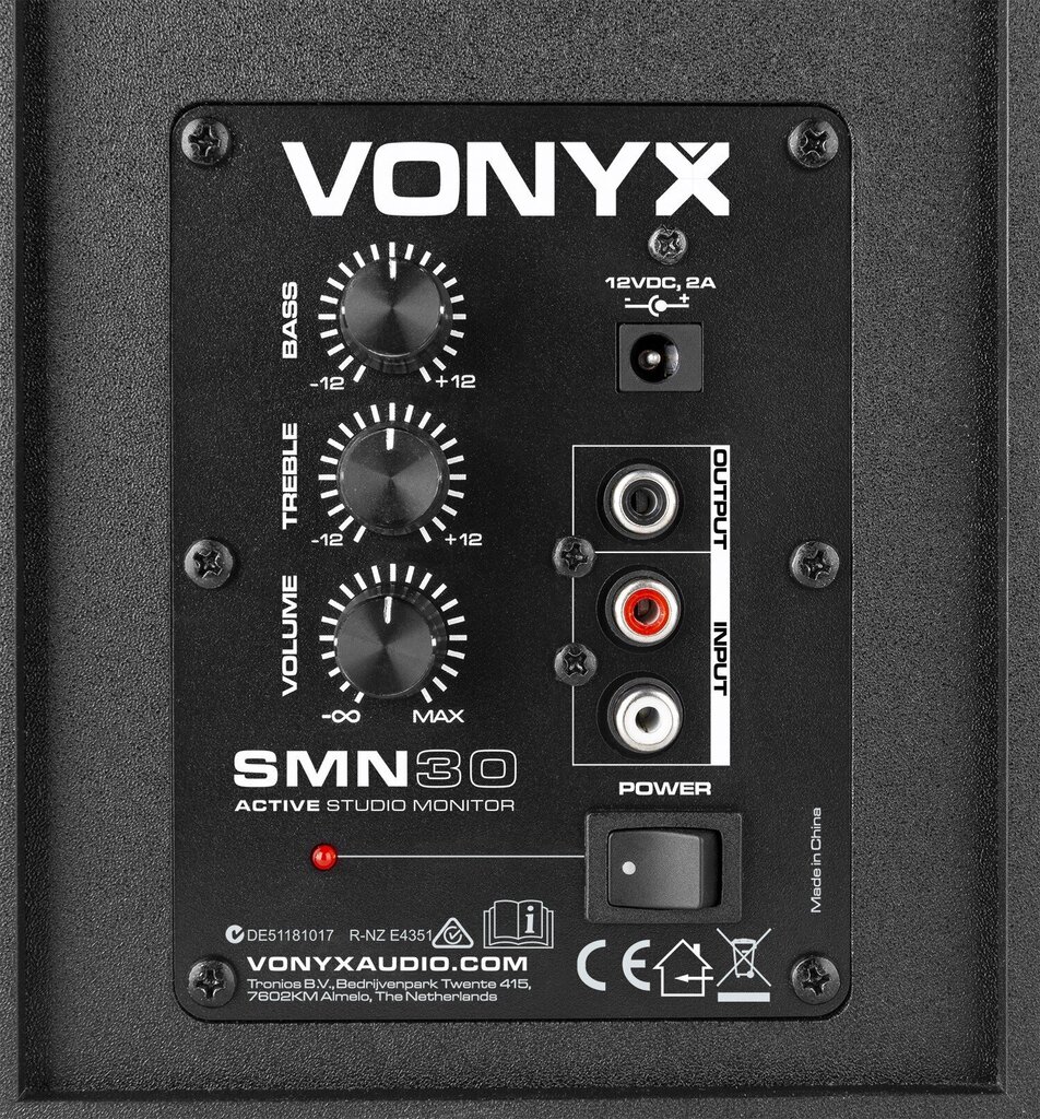 Vonyx SMN30B cena un informācija | Skaļruņi | 220.lv