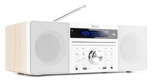 Музыкальный центр Audizio Prato CD/DAB+/FM/USB/BT Белый цена и информация | Музыкальные центры | 220.lv