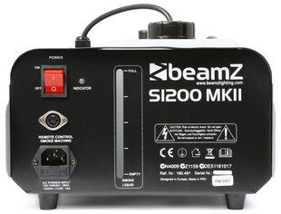 BeamZ S1200 MKII dūmu mašīna cena un informācija | Svētku dekorācijas | 220.lv