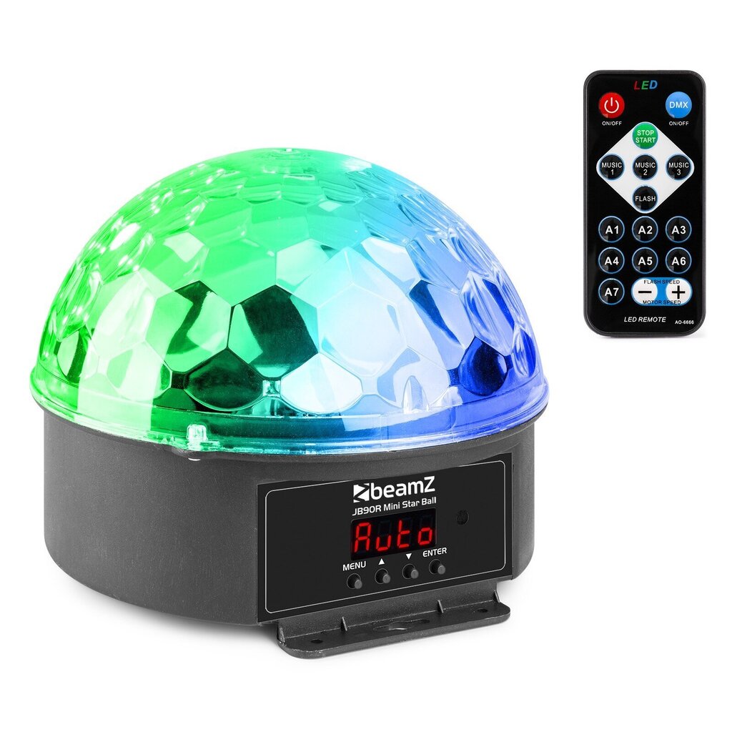 BeamZ JB90R Jelly Ball DMX LED 9 krāsu gaismas efekts cena un informācija | Svētku dekorācijas | 220.lv