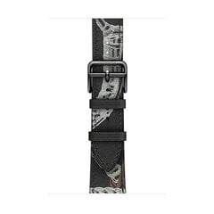 Single Tour Кожаный ремешок для Apple Watch – Black Print 38/40/41мм цена и информация | Аксессуары для смарт-часов и браслетов | 220.lv