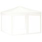 Telts ar sānu sienām, balta, 3x3m cena un informācija | Dārza nojumes un lapenes | 220.lv
