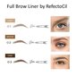 Kosmētikas laineris Brow Liner LIGHT BROWN RefectoCil cena un informācija | Uzacu krāsas, zīmuļi | 220.lv