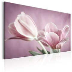 Glezna - Romantic Tulips 90x60 cm cena un informācija | Gleznas | 220.lv