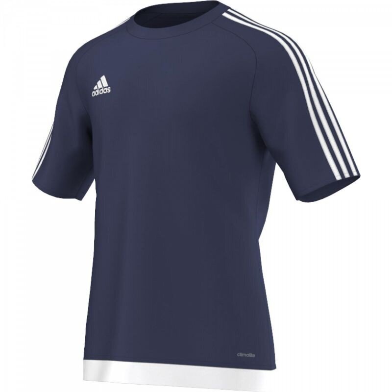 Sporta krekls zēniem Adidas, zils S16150 cena un informācija | Futbola formas un citas preces | 220.lv
