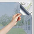 Atstarojošā logu plēve - privātuma aizsardzība un siltuma kontrole, privātuma logu plēve, noņemama, necaurspīdīga, saules aizsargplēve stiklam, pret UV uzlīme, 1 gab. (44 x 200 cm)