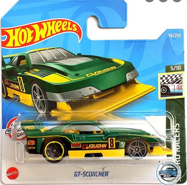 2022 - 059 - HCW99 Hot Wheels GT-SCORCHER cena un informācija | Rotaļlietas zēniem | 220.lv