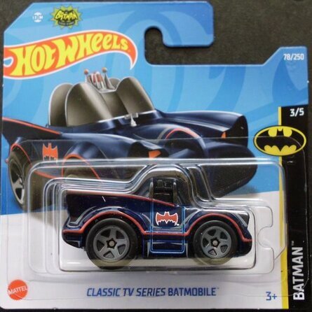 2022 - 078 - HCW60 Hot Wheels CLASSIC TV SERIES BATMOBILE cena un informācija | Rotaļlietas zēniem | 220.lv