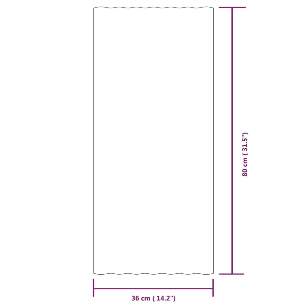 vidaXL jumta paneļi, 36 gab., pulverkrāsots tērauds, zaļi, 80x36 cm цена и информация | Jumta segumi | 220.lv