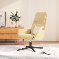 Atpūtas krēsls, balts, samta цена и информация | Кресла в гостиную | 220.lv