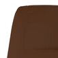 Atpūtas krēsls, brūns, mākslīgās ādas, spīdīgs цена и информация | Atpūtas krēsli | 220.lv