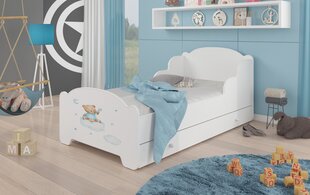 Детская кровать Amadis Teddy Bear and Cloud 160x80см с матрасом и ящиком цена и информация | Детские кровати | 220.lv