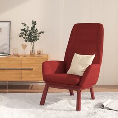 Atpūtas krēsls, vīna sarkans, auduma cena un informācija | Atpūtas krēsli | 220.lv