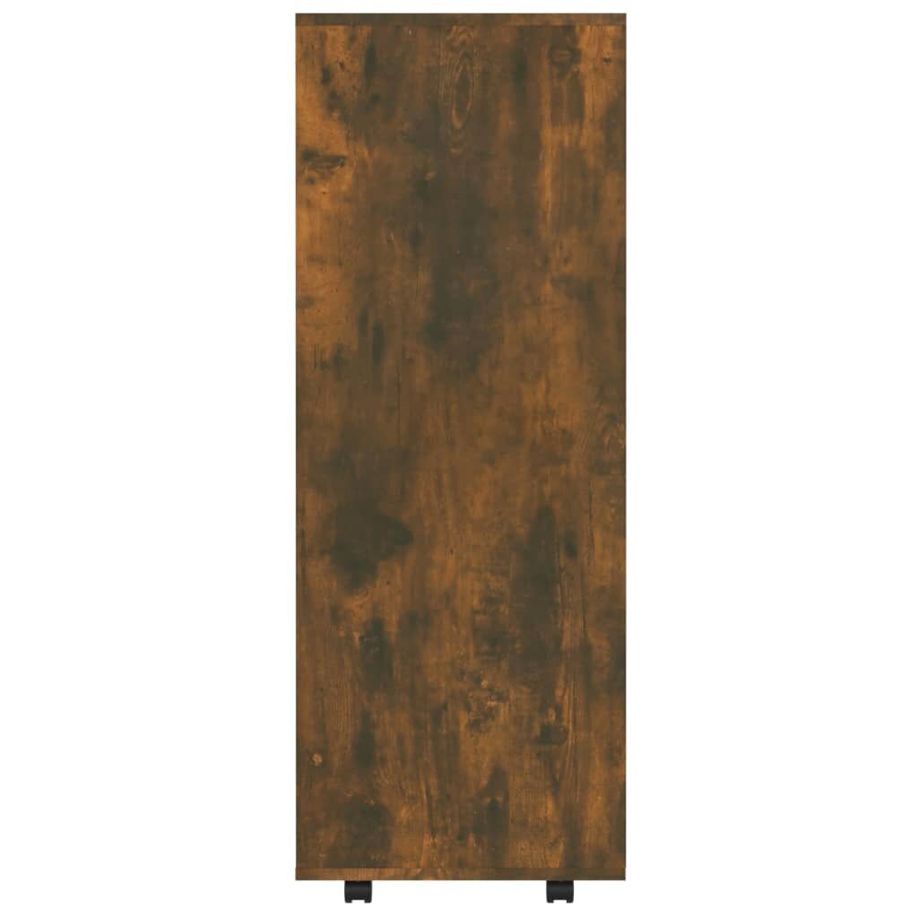 Skapis, dūmu ozola krāsa, 80x40x110 cm, koka цена и информация | Skapji | 220.lv