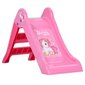 Bērnu slidkalniņš, rozā, 111 cm, salokāms cena un informācija | Slidkalniņi, kāpšanas konstruktori | 220.lv